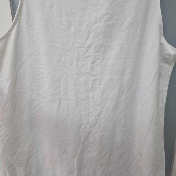 Torrid White High Neck Sleeveless Tank Top – Size 3 - Picture 6 of 11